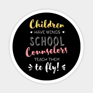 School Counselor Gifts - Beautiful Wings Quote Magnet